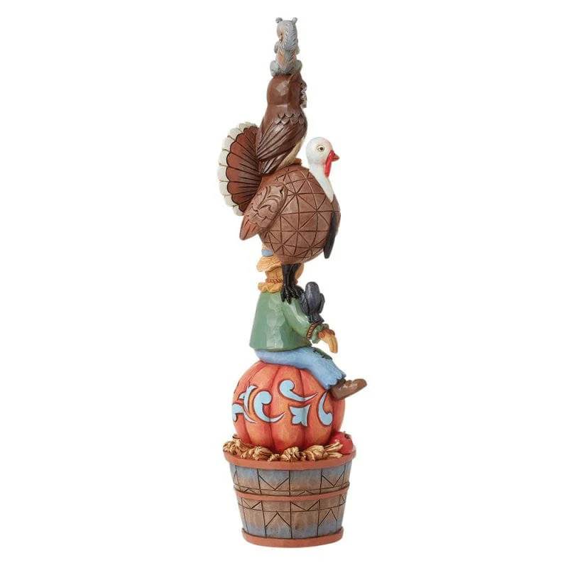 Heartwood Creek By Jim Shore Festive Fall Friends (Harvest Critter Stack) Figurine 6016631 - Image 4