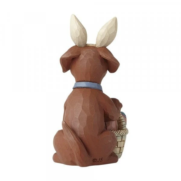 Heartwood Creek By Jim Shore Mini Dog With Bunny Ears Easter Figurine 6008411 - Image 2