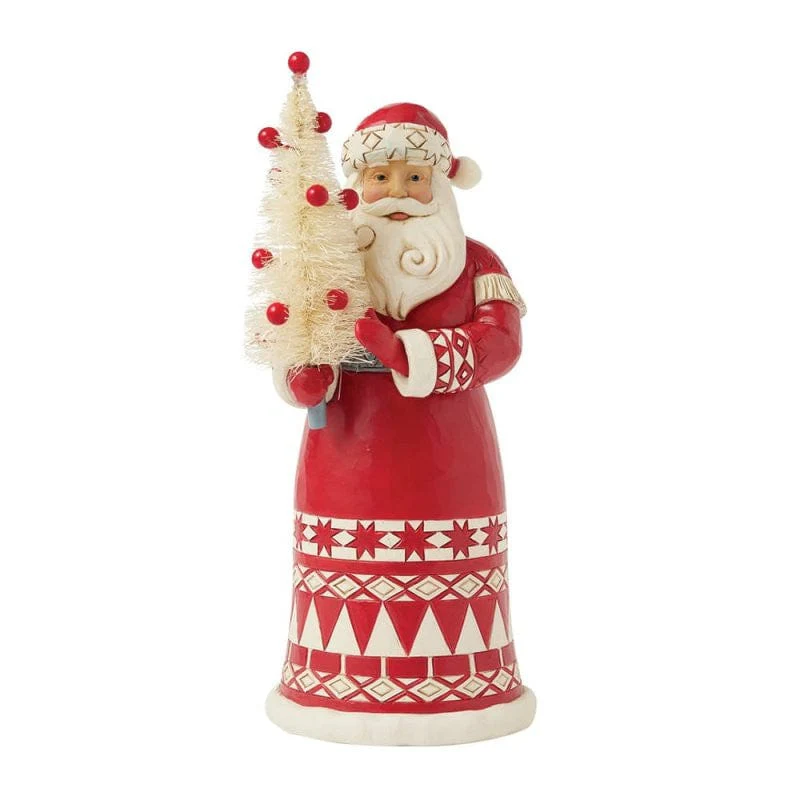 Heartwood Creek By Jim Shore Nordic Winter Wishes (Nordic Santa With Tree) Figurine 6017043