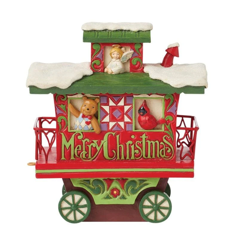 Heartwood Creek By Jim Shore North Pole Delivery (Train Car Caboose) Figurine 6015481