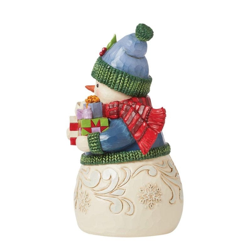 Heartwood Creek By Jim Shore Unwrap The Joy (Snowman With Arms Full Of Presents)  Figurine 6015522 - Image 3