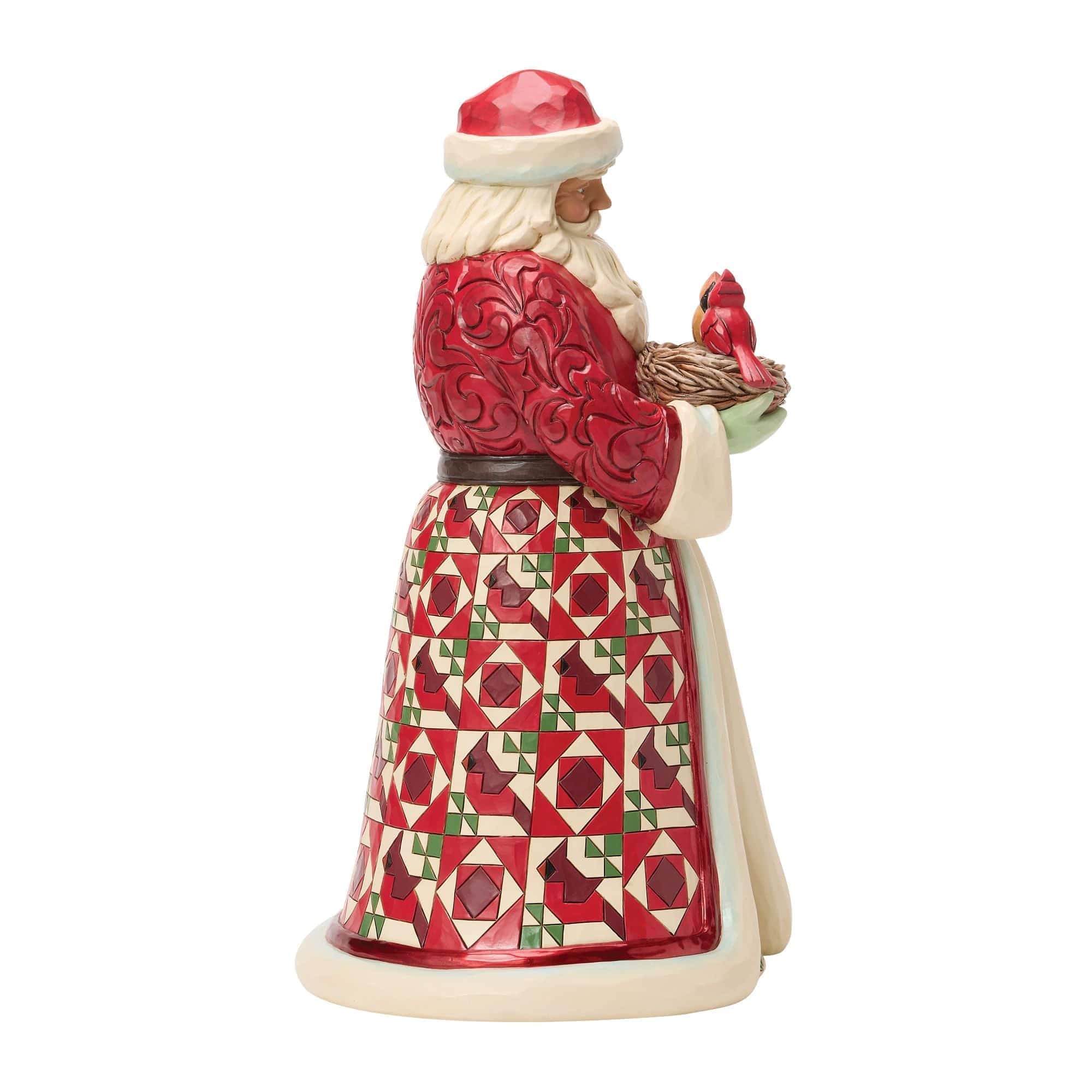 Heartwood Creek Collector Edition Santa with Bird Nest Figurine By Jim Shore - Image 3