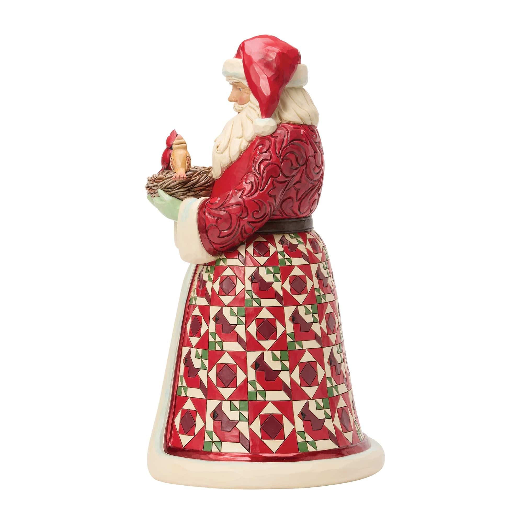 Heartwood Creek Collector Edition Santa with Bird Nest Figurine By Jim Shore - Image 4