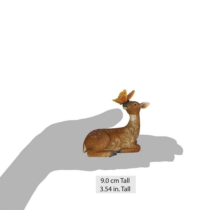 Heartwood Creek Deer with Butterfly Jim Shore Figurine - Image 2
