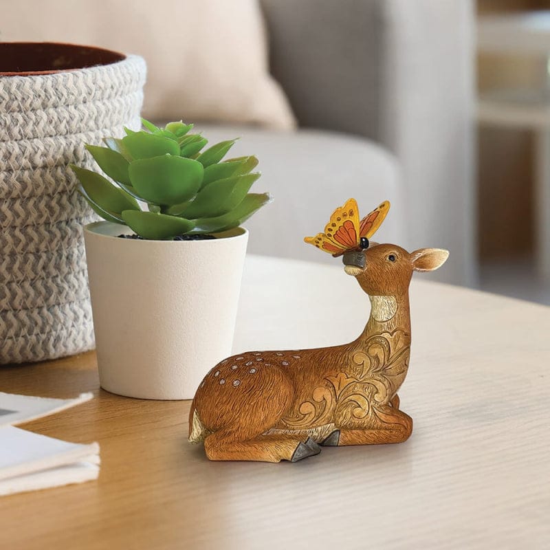 Heartwood Creek Deer with Butterfly Jim Shore Figurine - Image 3