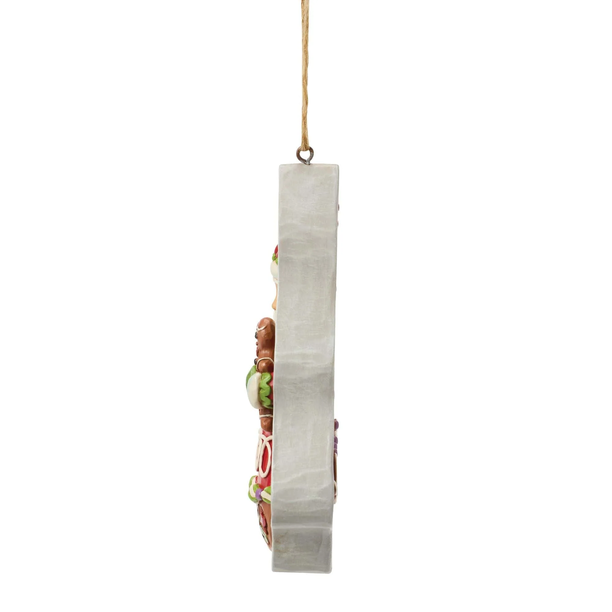 Heartwood Creek Gingerbread Cookie Cutter Santa Hanging Ornament By Jim Shore - Image 4