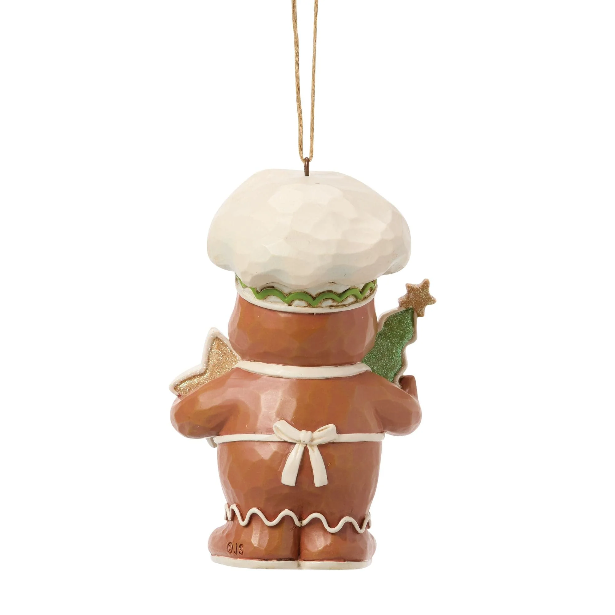 Heartwood Creek Gingerbread Jolly Chracter with Cookies Figurine By Jim Shore - Image 2