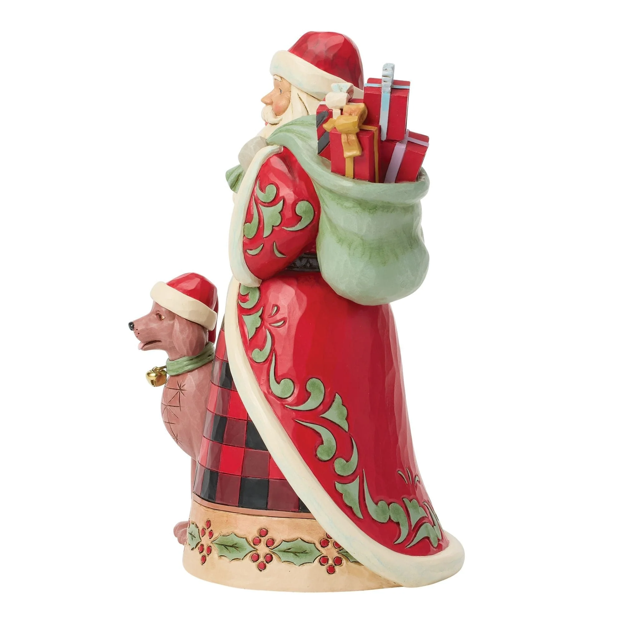 Heartwood Creek Highland Glen Santa Pet Dog Figurine By Jim Shore - Image 2
