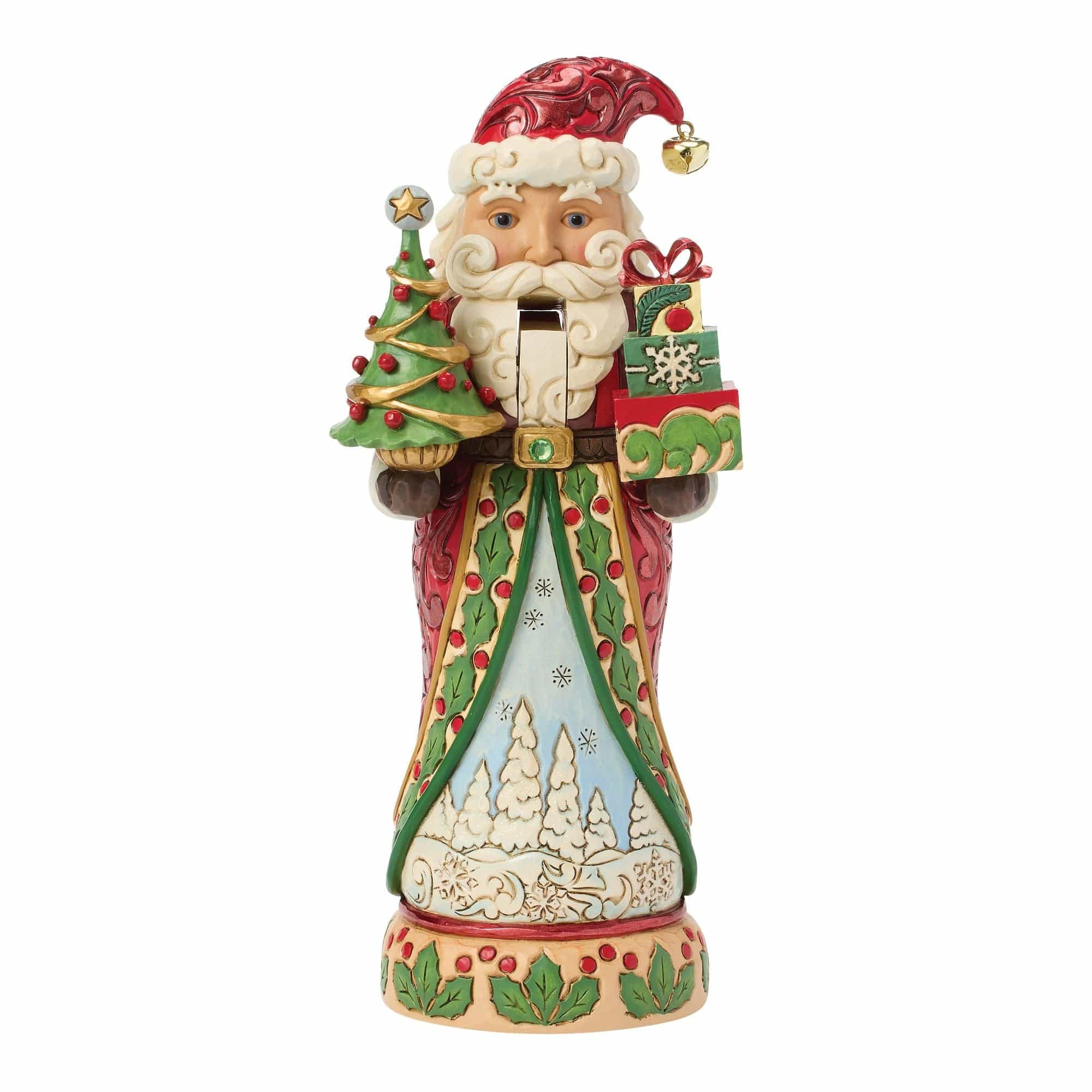 Heartwood Creek Nutcracker Santa Tree Figurine By Jim Shore - Image 2