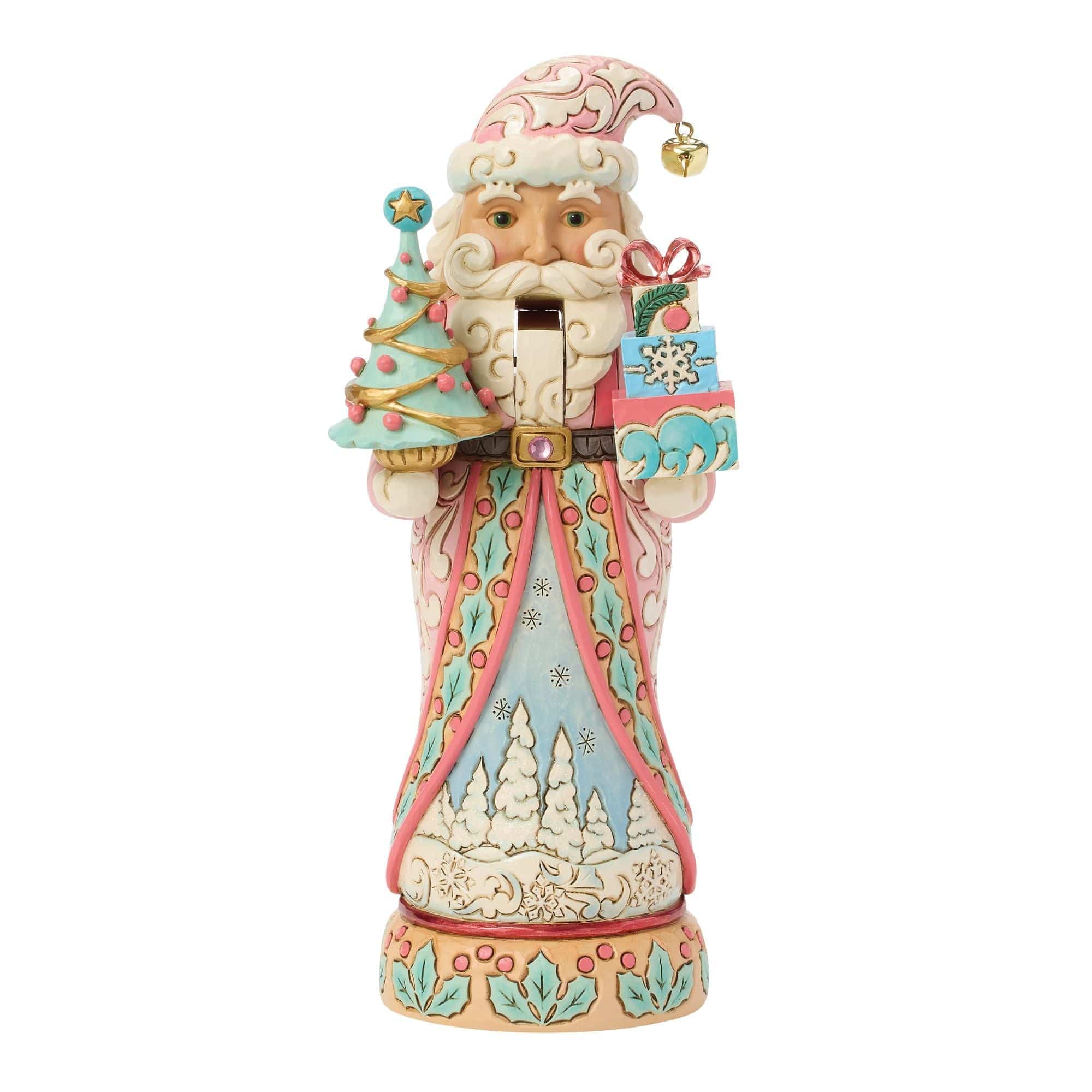 Heartwood Creek Nutcracker Santa Tree Pastel Figurine By Jim Shore - Image 2