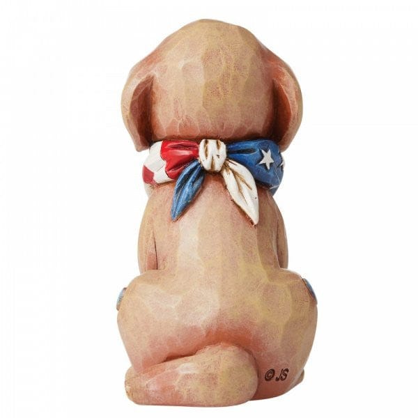 Heartwood Creek Patriotic Puppy Mini Figurine by Jim Shore 6006442 - Image 4
