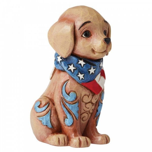 Heartwood Creek Patriotic Puppy Mini Figurine by Jim Shore 6006442 - Image 5