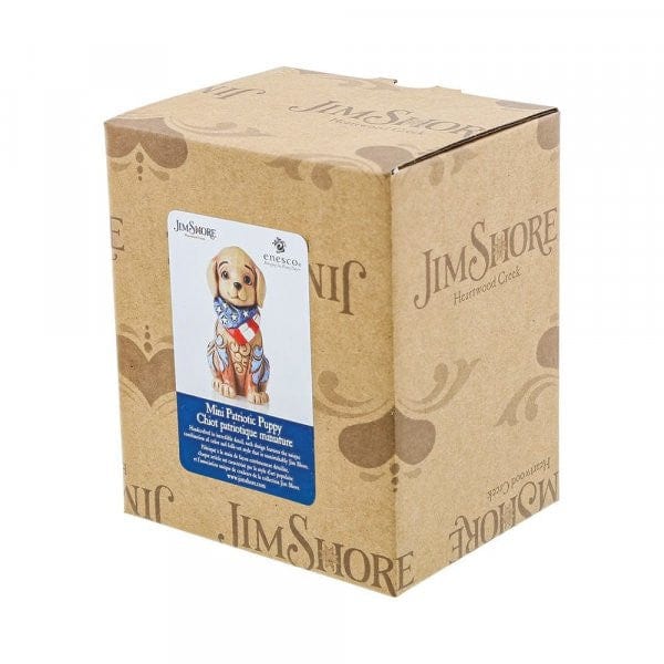 Heartwood Creek Patriotic Puppy Mini Figurine by Jim Shore 6006442 - Image 6