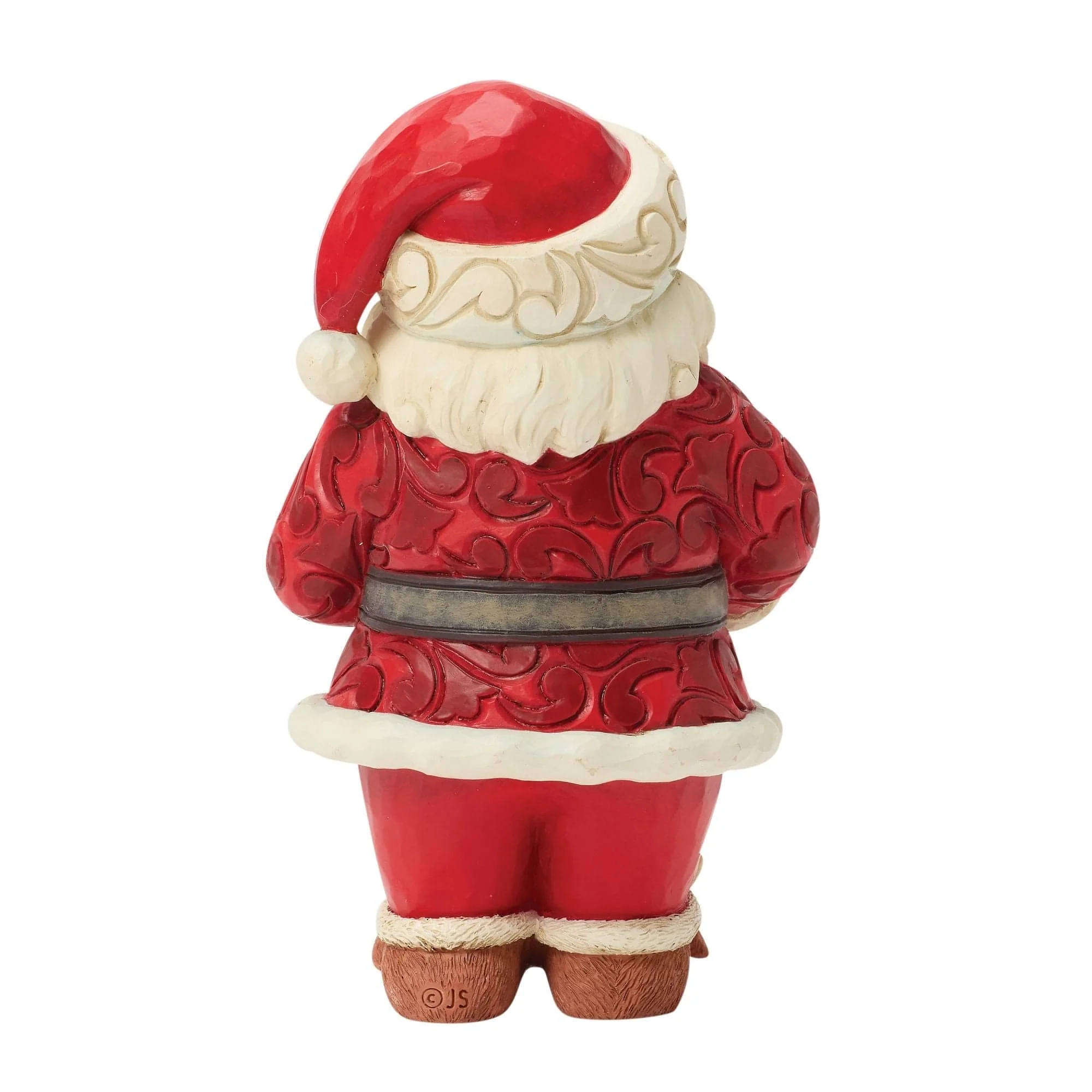 Heartwood Creek Santa with Hot Cocoa Cookie Pint-Sized Figurine By Jim Shore - Image 2