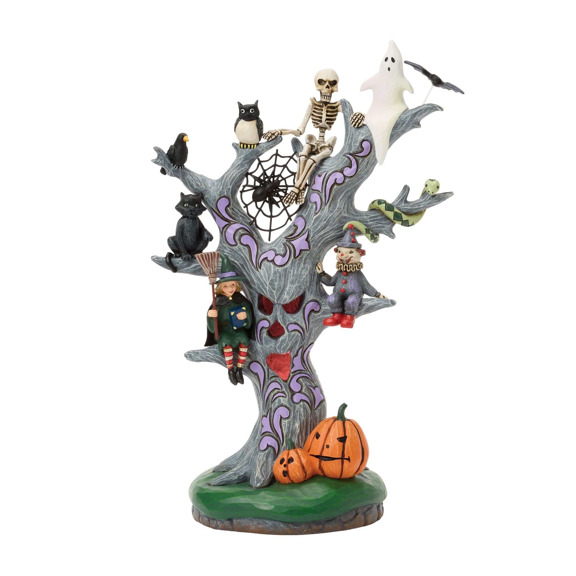 Heartwood Creek Scary LED Tree Figurine By Jim Shore - Image 2