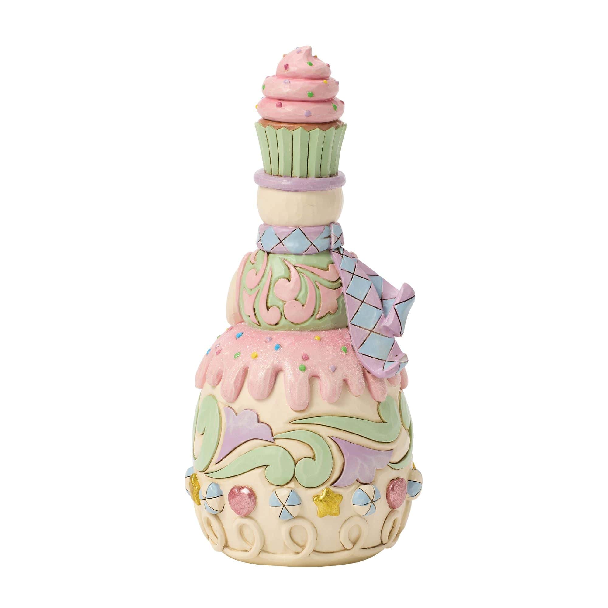 Heartwood Creek Sweets Snowman with Bundt Cake Figurine By Jim Shore - Image 3