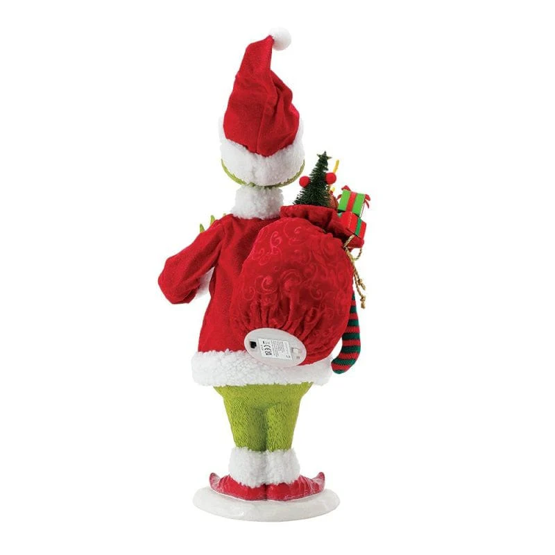 His Heart Grew (Talking Grinch Figurine) Possible Dreams by Department 56 Christmas Figurine 6016488 - Image 3