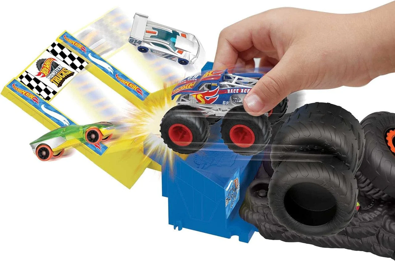 Hot Wheels Monster Trucks Arena Smashers Race Ace Smash Race Challenge - Image 3