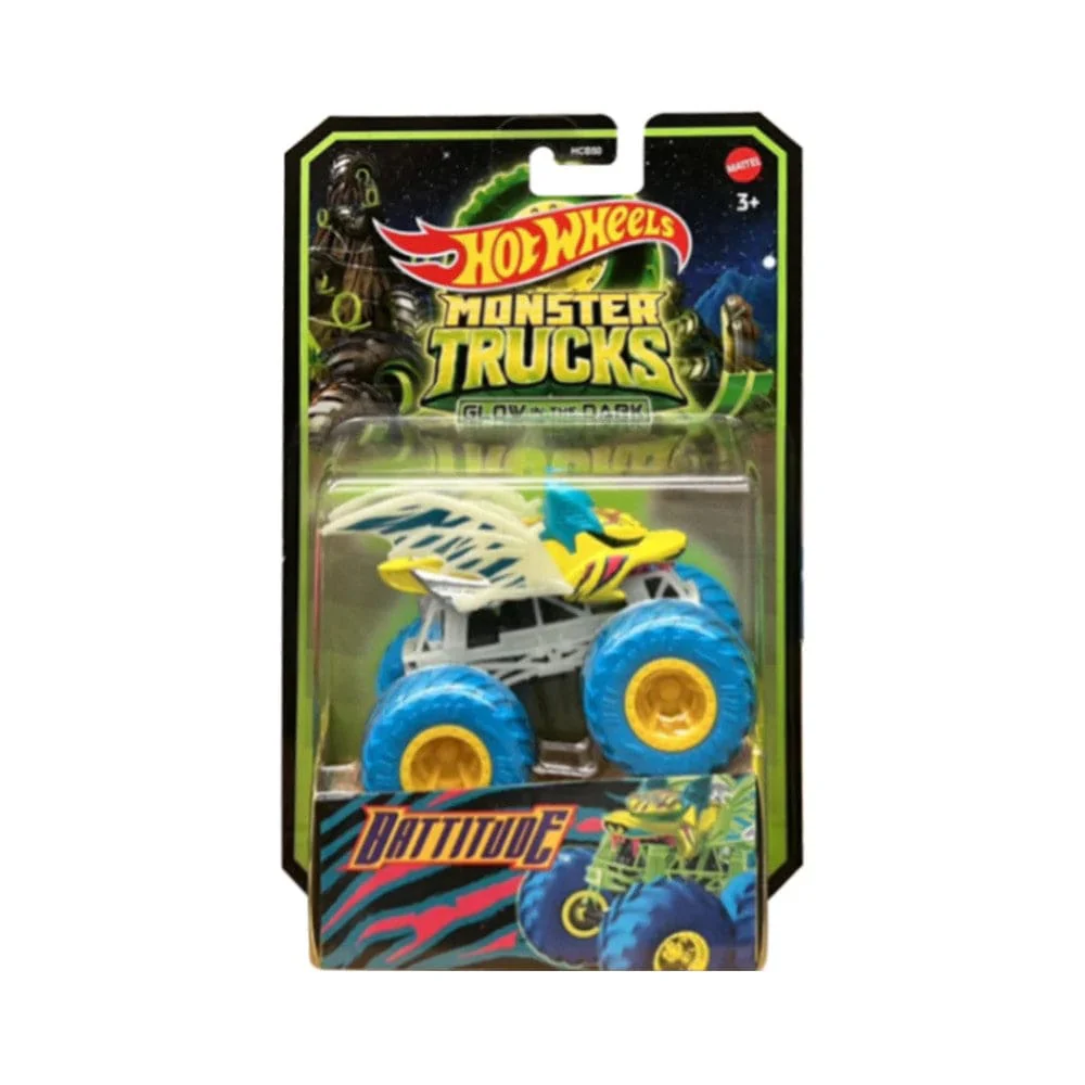 Hot Wheels Monster Trucks Glow In The Dark Battitude