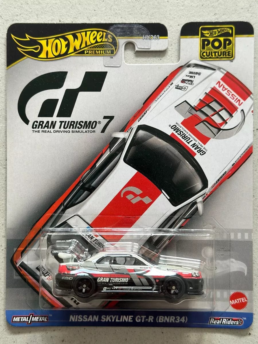 Hot Wheels Pop Culture Gran Turismo 7 Nissan Skyline GT-R BNR34