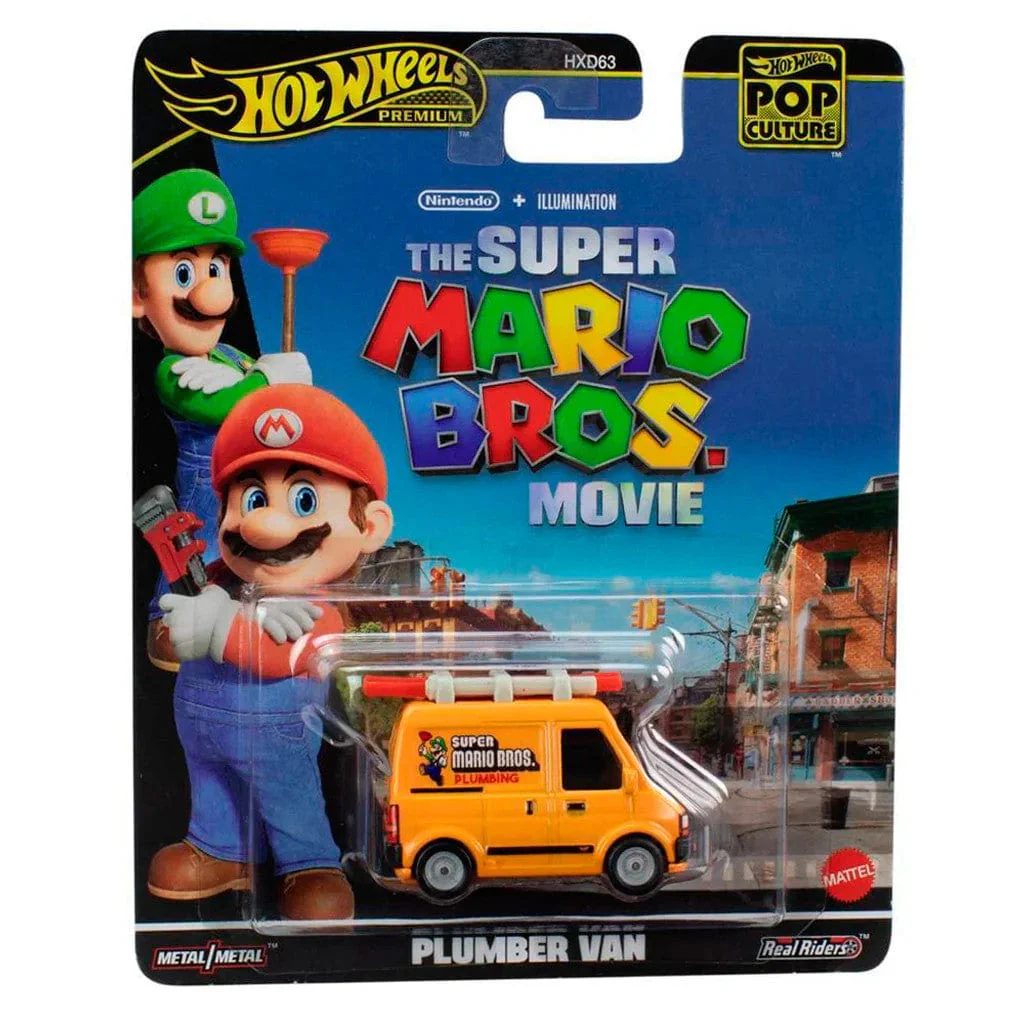 Hot Wheels Pop Culture The Super Mario Bros. Movie Plumber Van