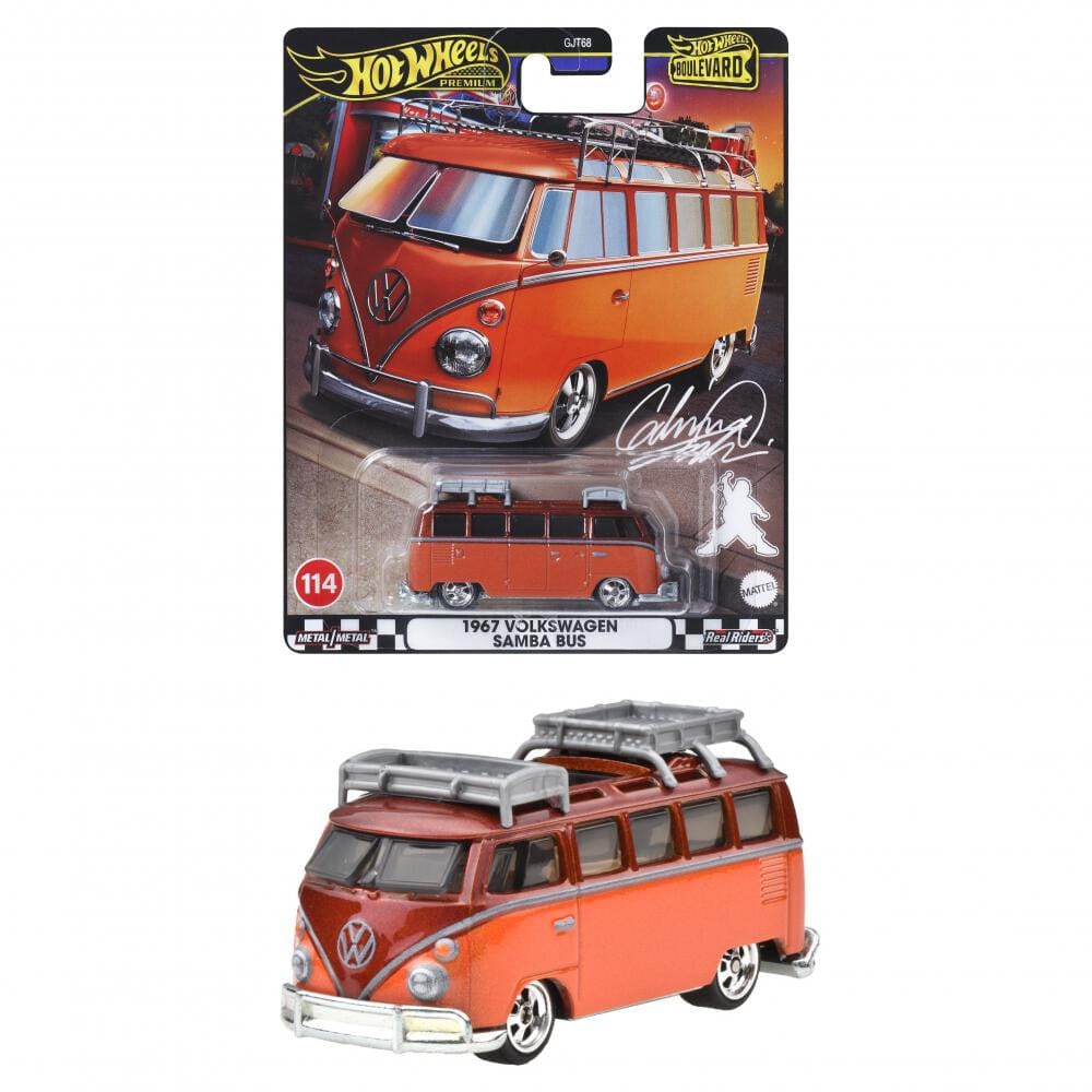 Hot Wheels Premium Boulevard 1967 Volkswagen  Samba Bus