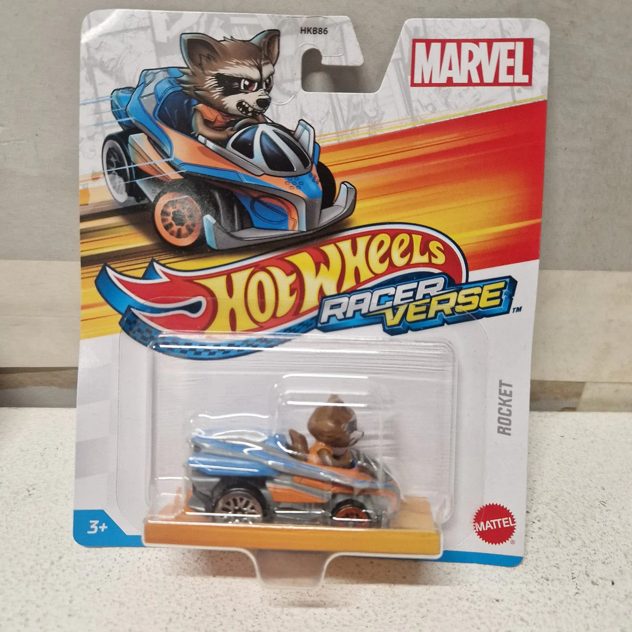Hot Wheels Racer Verse Marvel Rocket