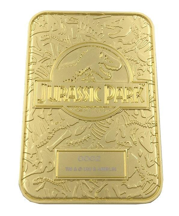 Jurassic Park Welcome Gates 24k Gold Ingot - Image 3