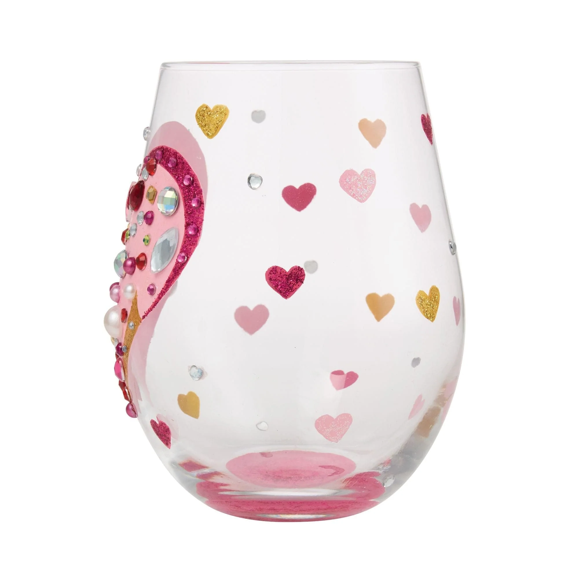 Lolita Jewels Of The Heart Stemless Wine Glass - Image 2