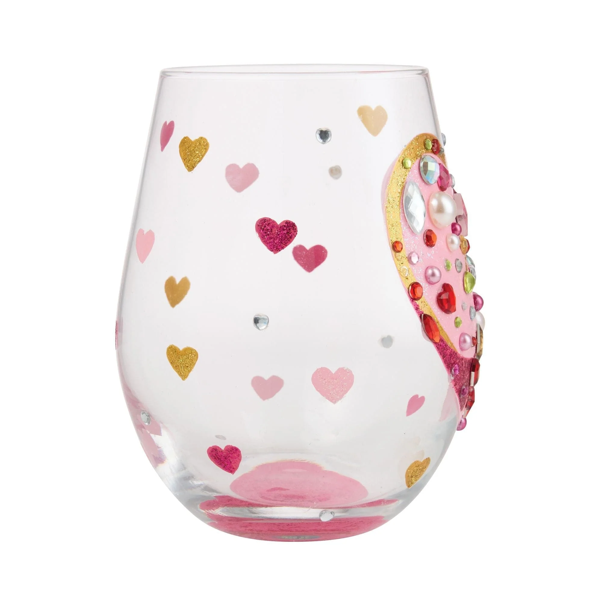 Lolita Jewels Of The Heart Stemless Wine Glass - Image 3