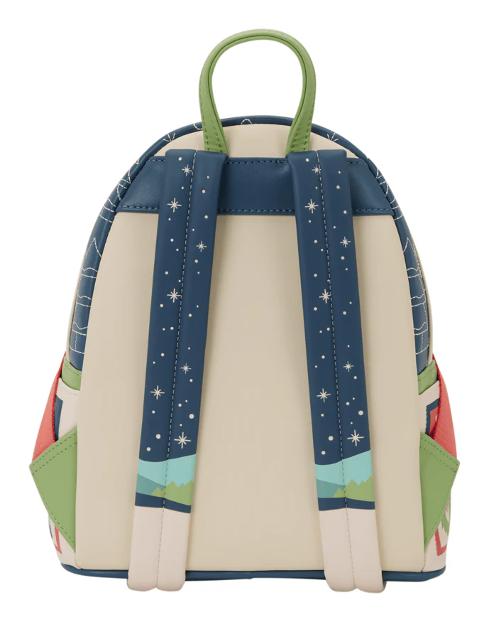 Loungefly Mickey & Minnie Holiday Mini Backpack - Image 3
