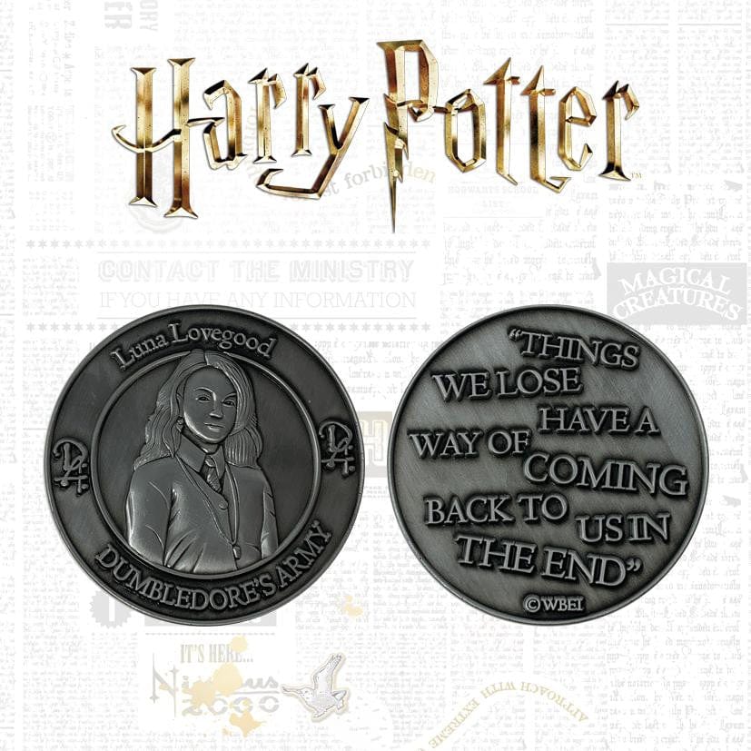 Luna Lovegood & Neville Longbottom Twin Coin Pack - Image 3