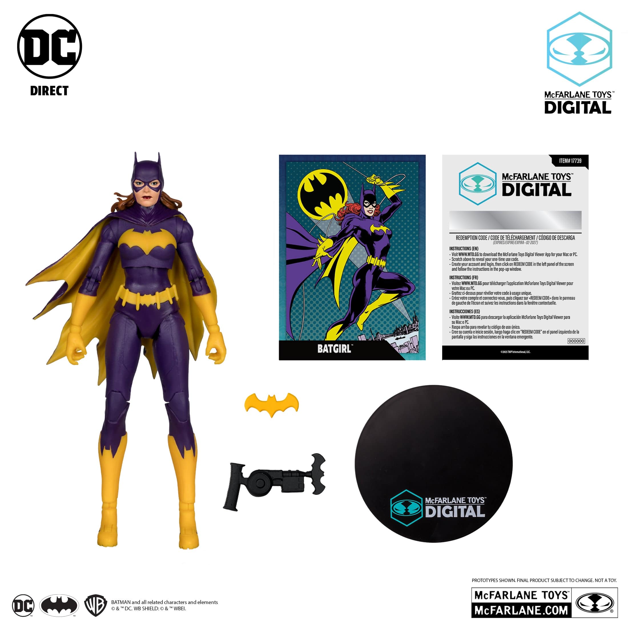 McFarlane Toys DC Direct Batgirl Purple Costume DC Classic - Image 4