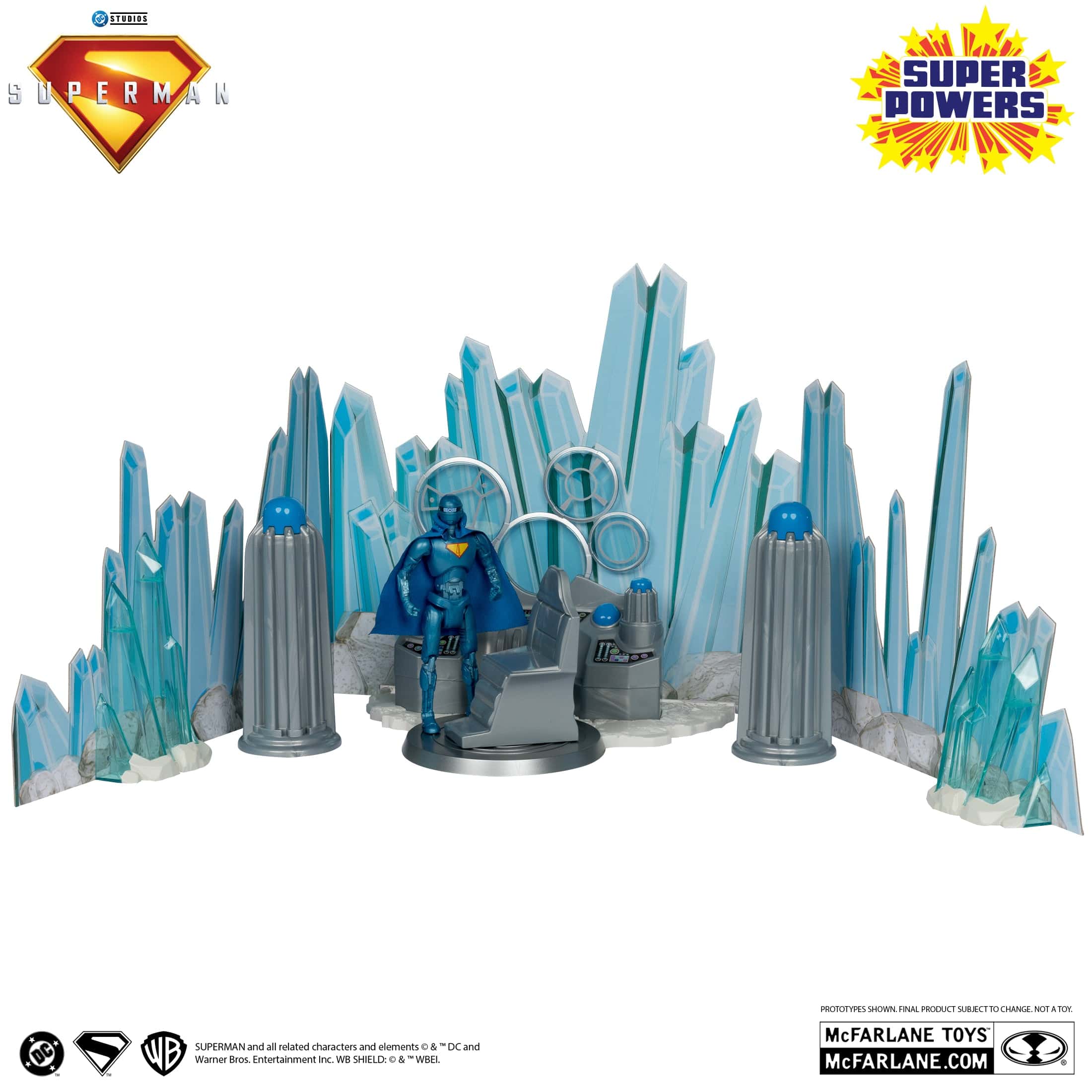McFarlane Toys DC Direct Fortress Of Solitude With Robot Figure