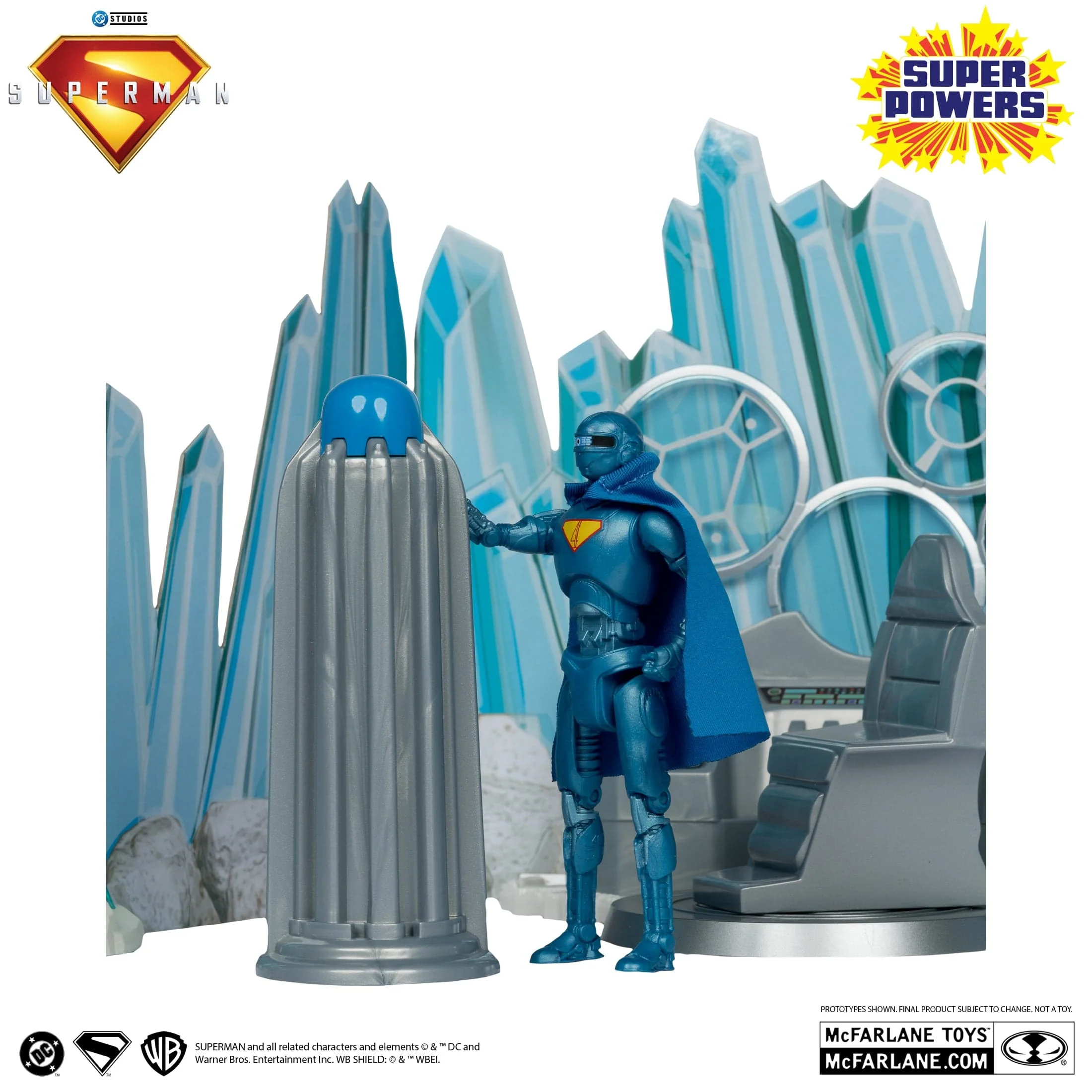 McFarlane Toys DC Direct Fortress Of Solitude With Robot Figure - Image 2