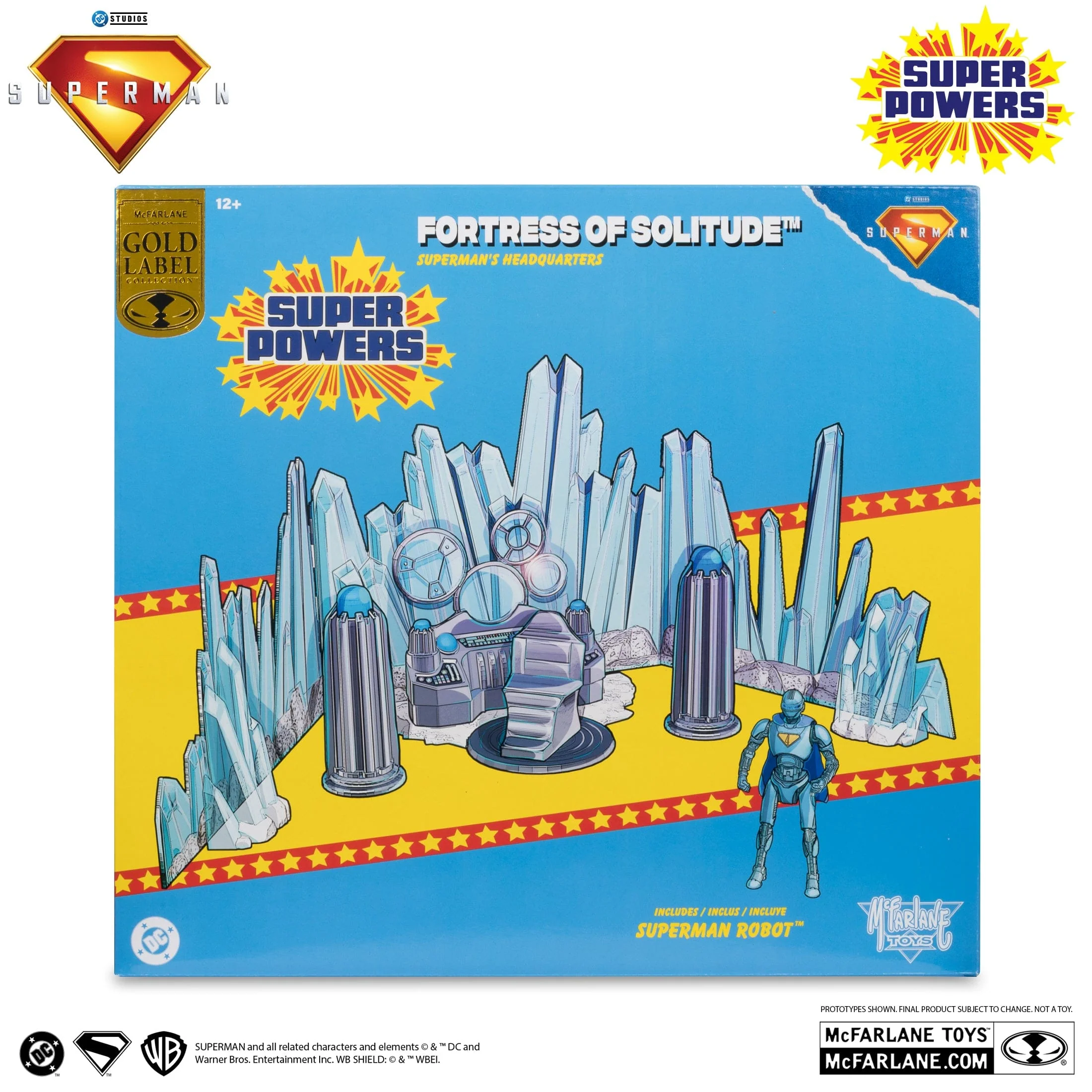 McFarlane Toys DC Direct Fortress Of Solitude With Robot Figure - Image 3
