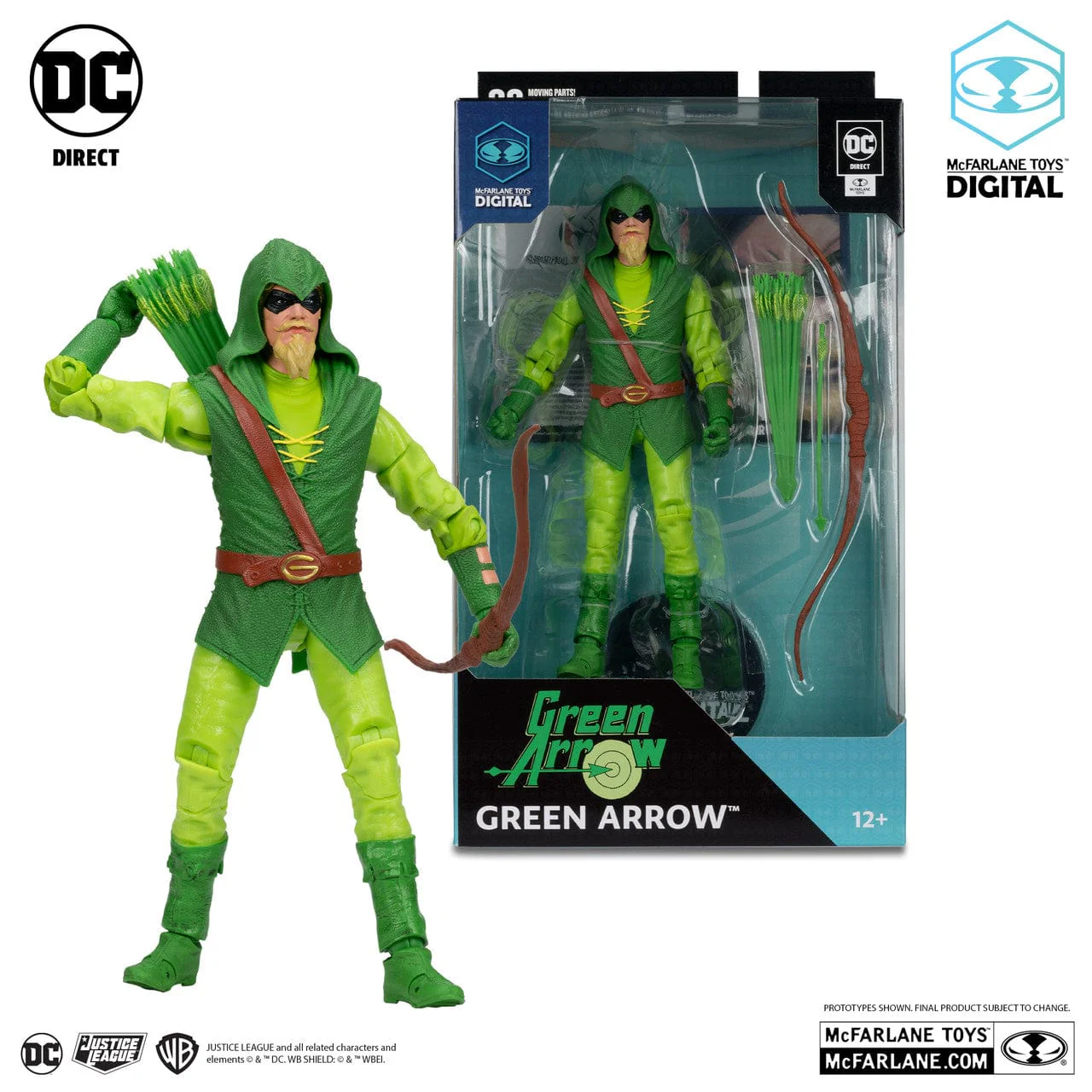 McFarlane Toys DC Direct Green Arrow Longbow Hunter Figure - Image 2