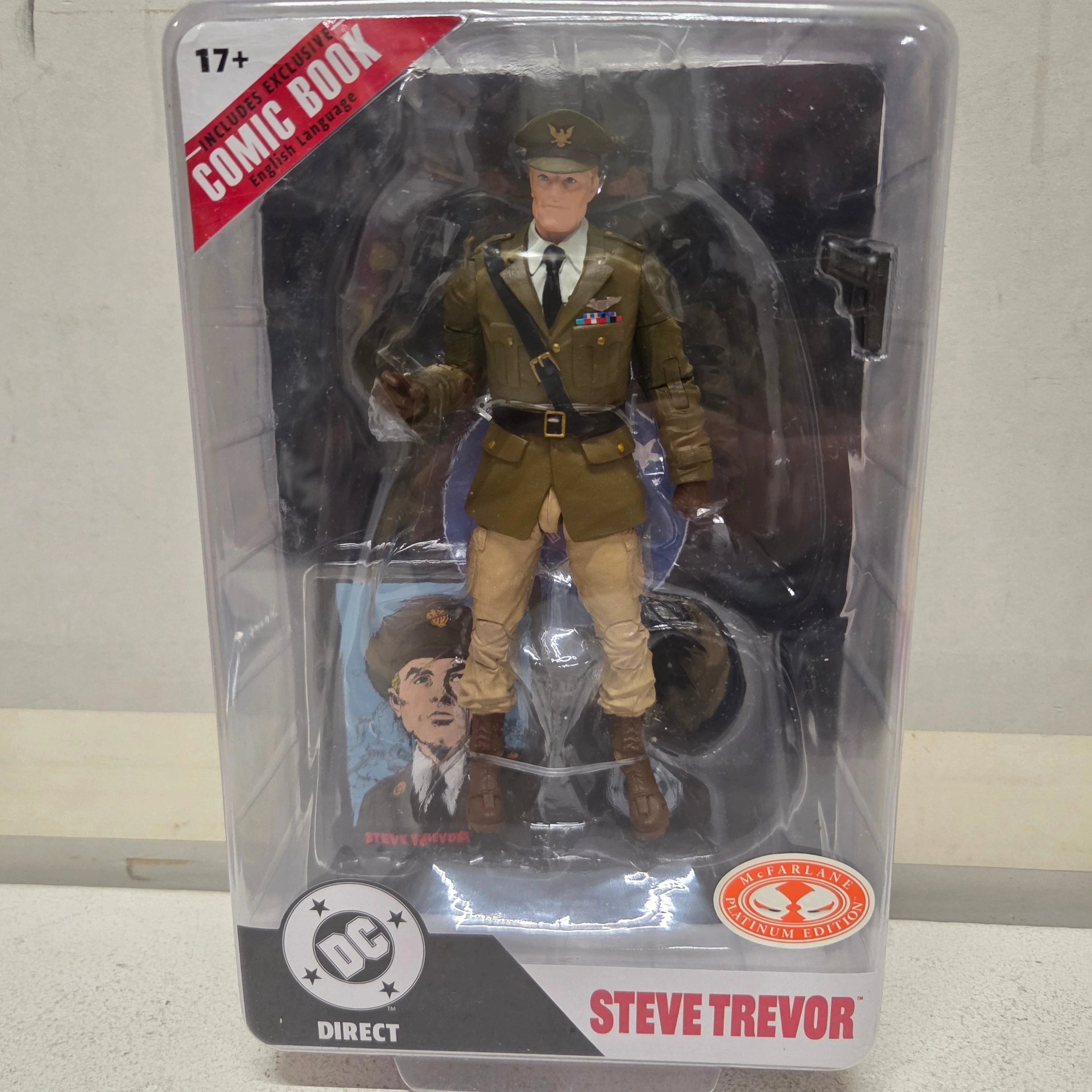 McFarlane Toys DC Direct Steve Trevor Figure Sensation Comics #1 Page Punchers