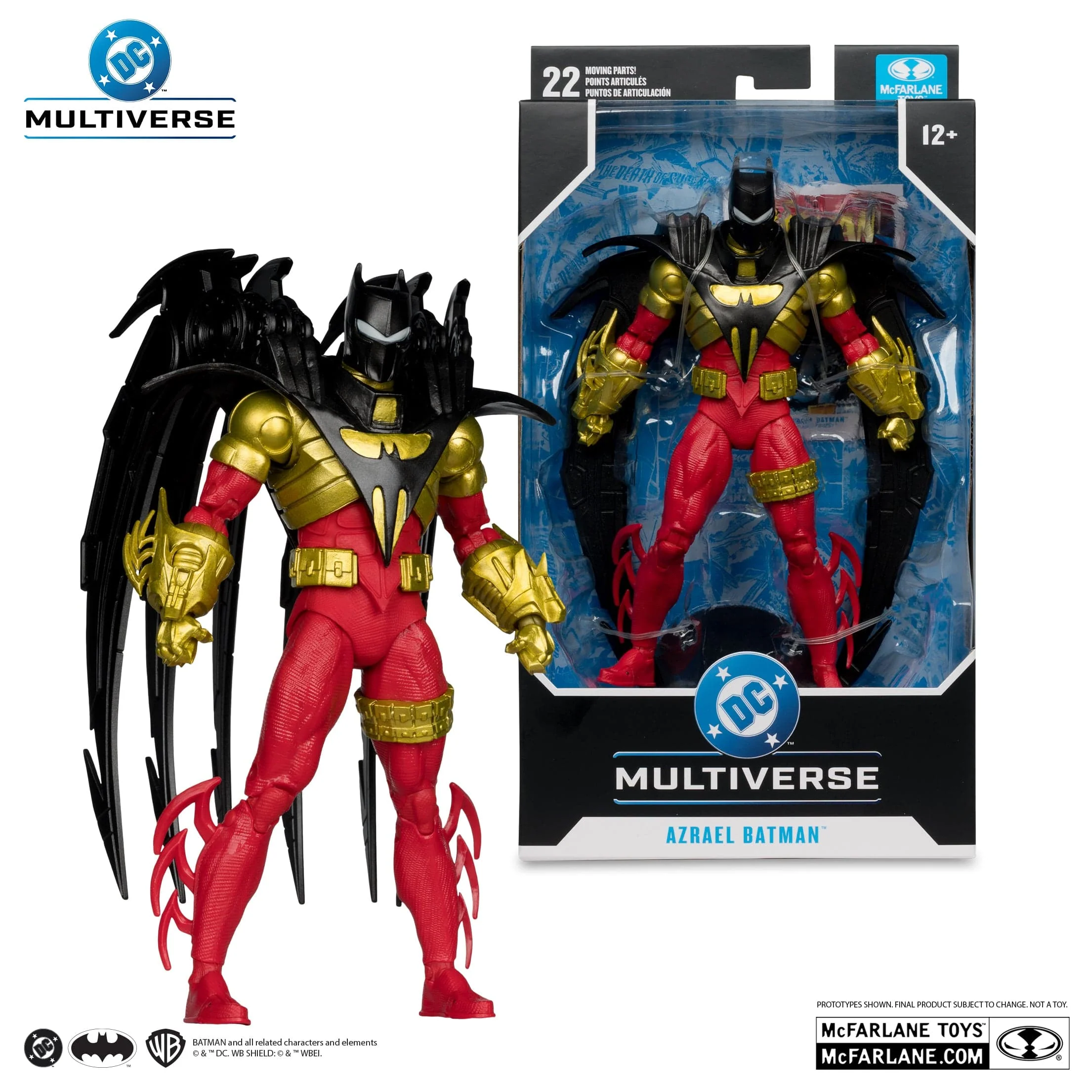McFarlane Toys DC Multiverse Azrael Batman Knightquest Figure