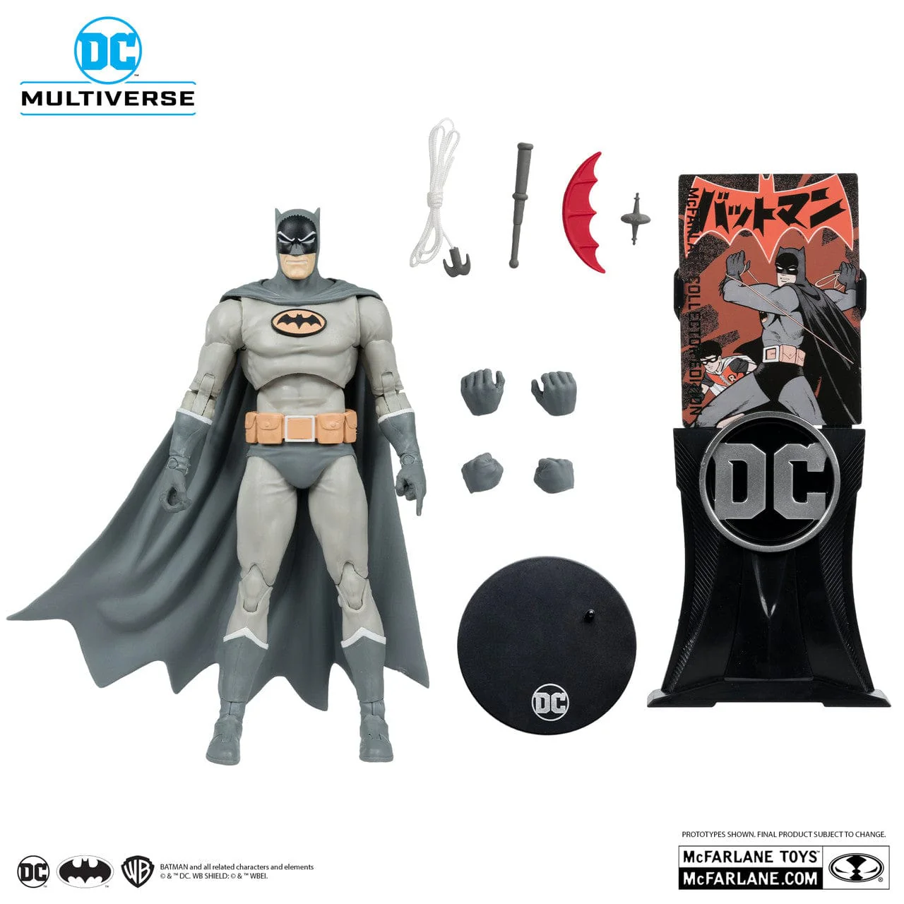 McFarlane Toys DC Multiverse Batman Figure Bat-Manga Collector's Edition #16 - Image 3
