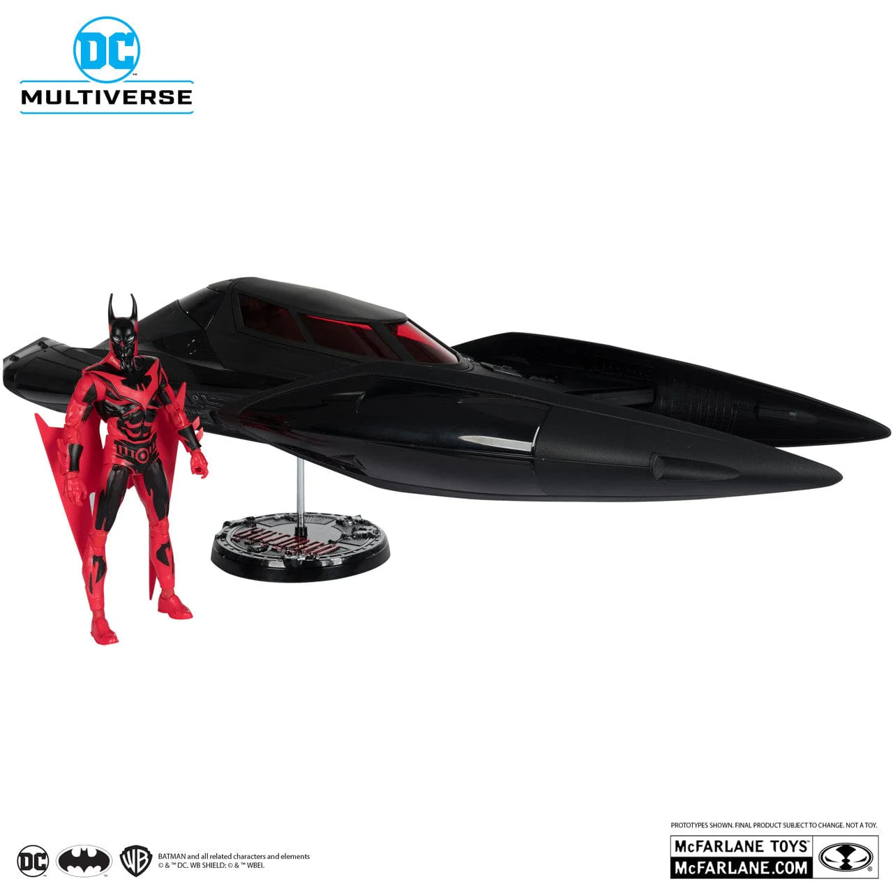 McFarlane Toys DC Multiverse Batman & Batmobile With Lights & Sounds Batman Beyond