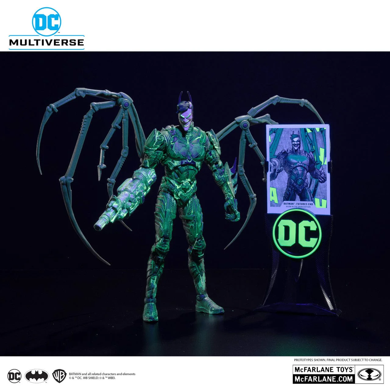 McFarlane Toys DC Multiverse Batman Future End Figure Batman Beyond Glow In The Dark Edition - Image 4