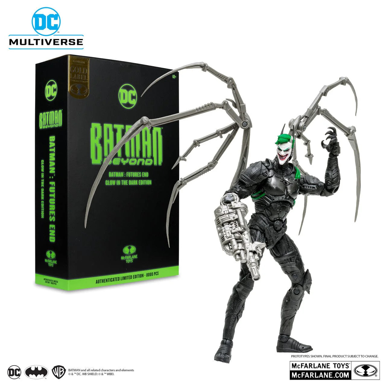 McFarlane Toys DC Multiverse Batman Future End Figure Batman Beyond Glow In The Dark Edition - Image 5