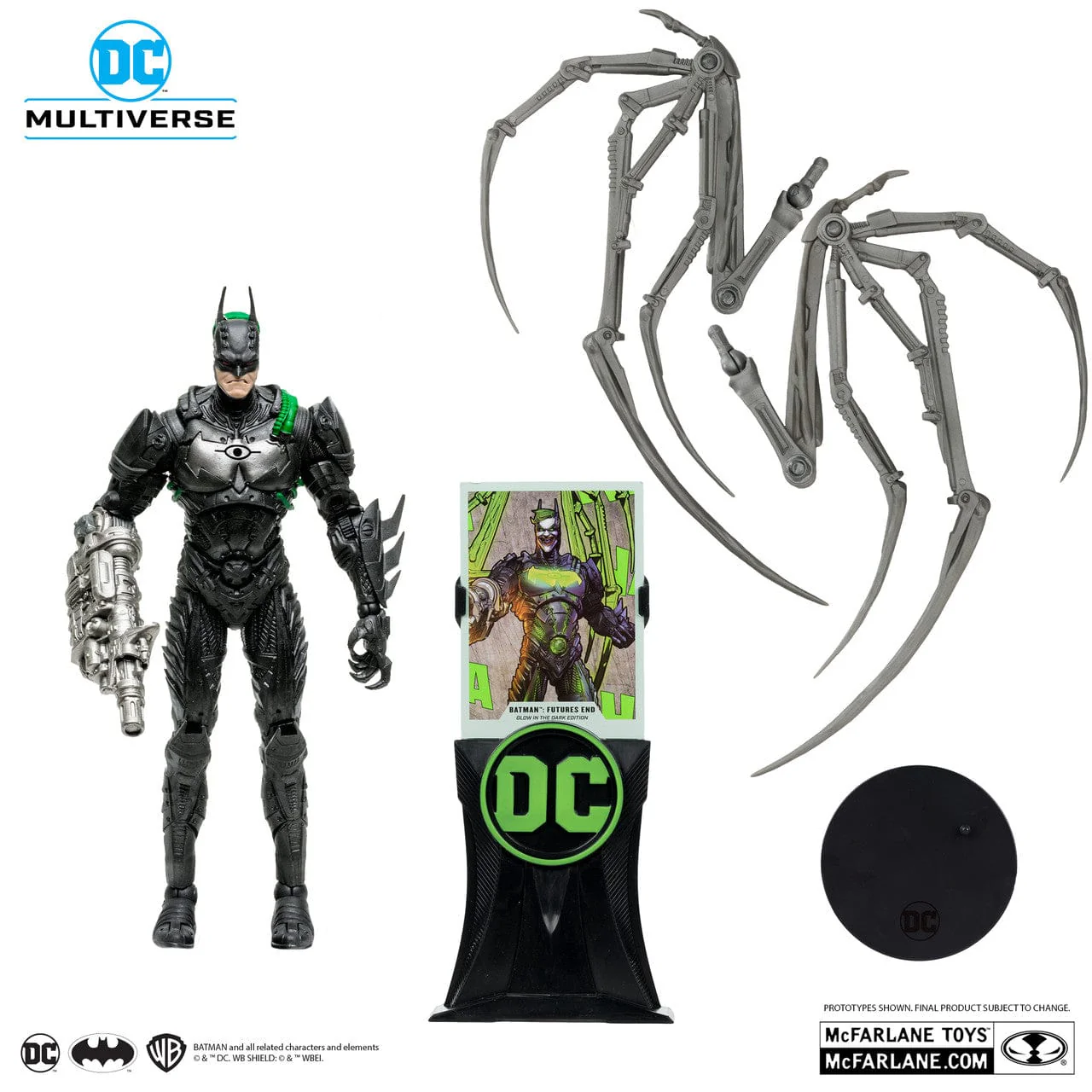 McFarlane Toys DC Multiverse Batman Future End Figure Batman Beyond Glow In The Dark Edition - Image 6