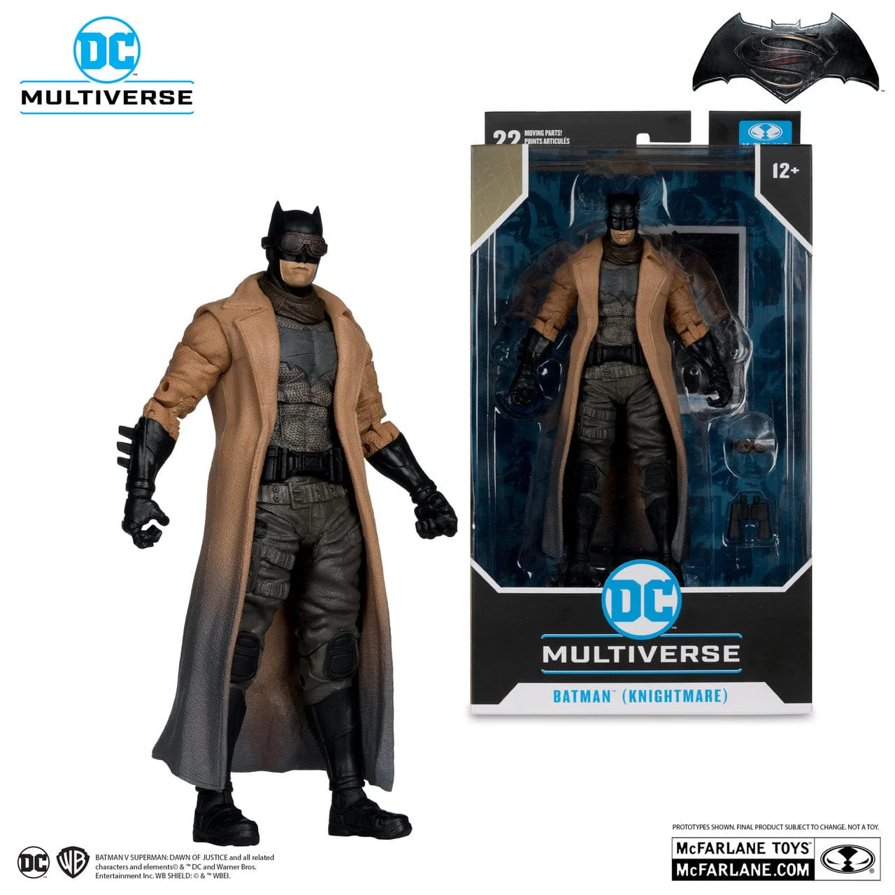McFarlane Toys DC Multiverse Batman Knightmare Figure Batman VS Superman Dawn Of Justice Movie