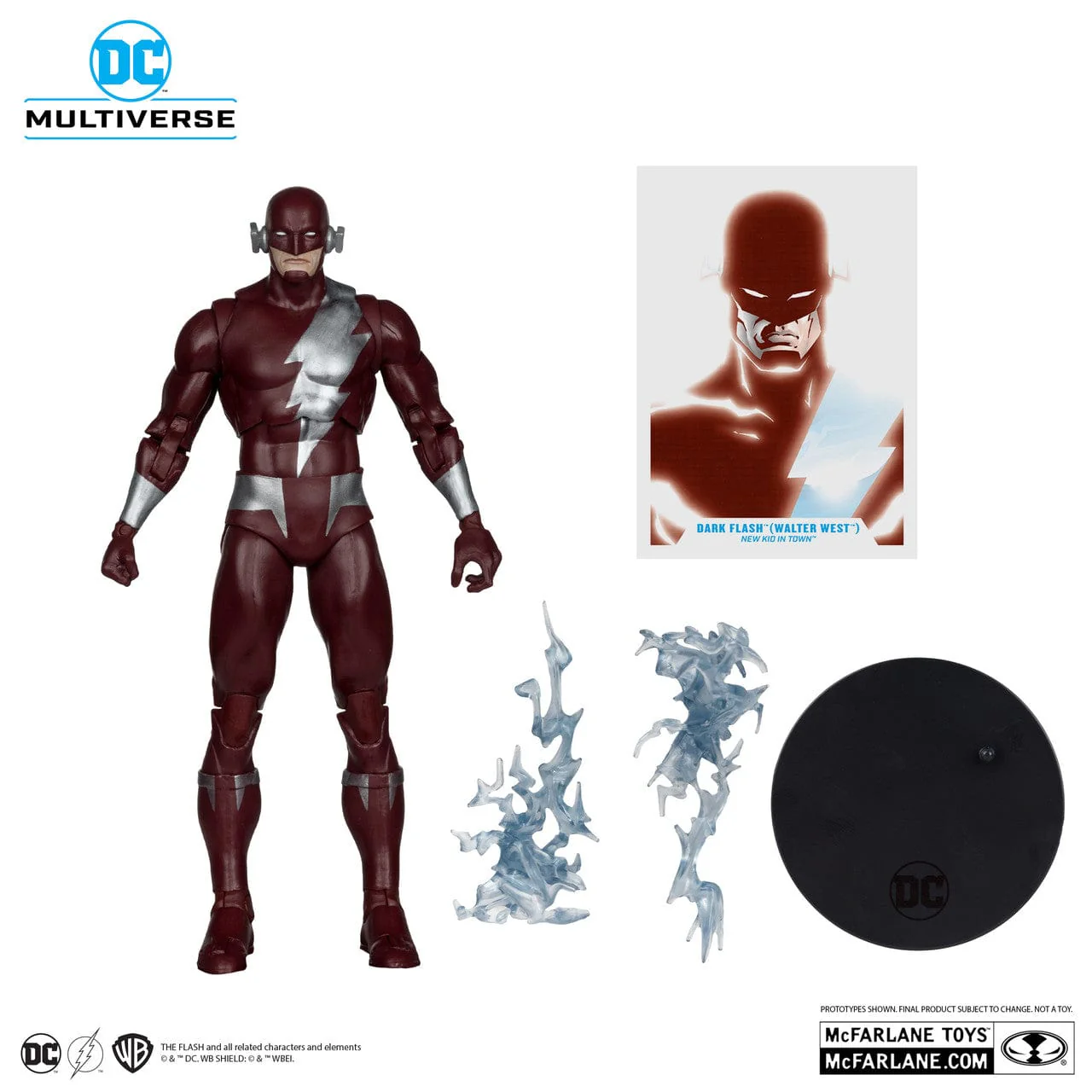 McFarlane Toys DC Multiverse Dark Flash Walter West Figure New Kid In Town - Image 3