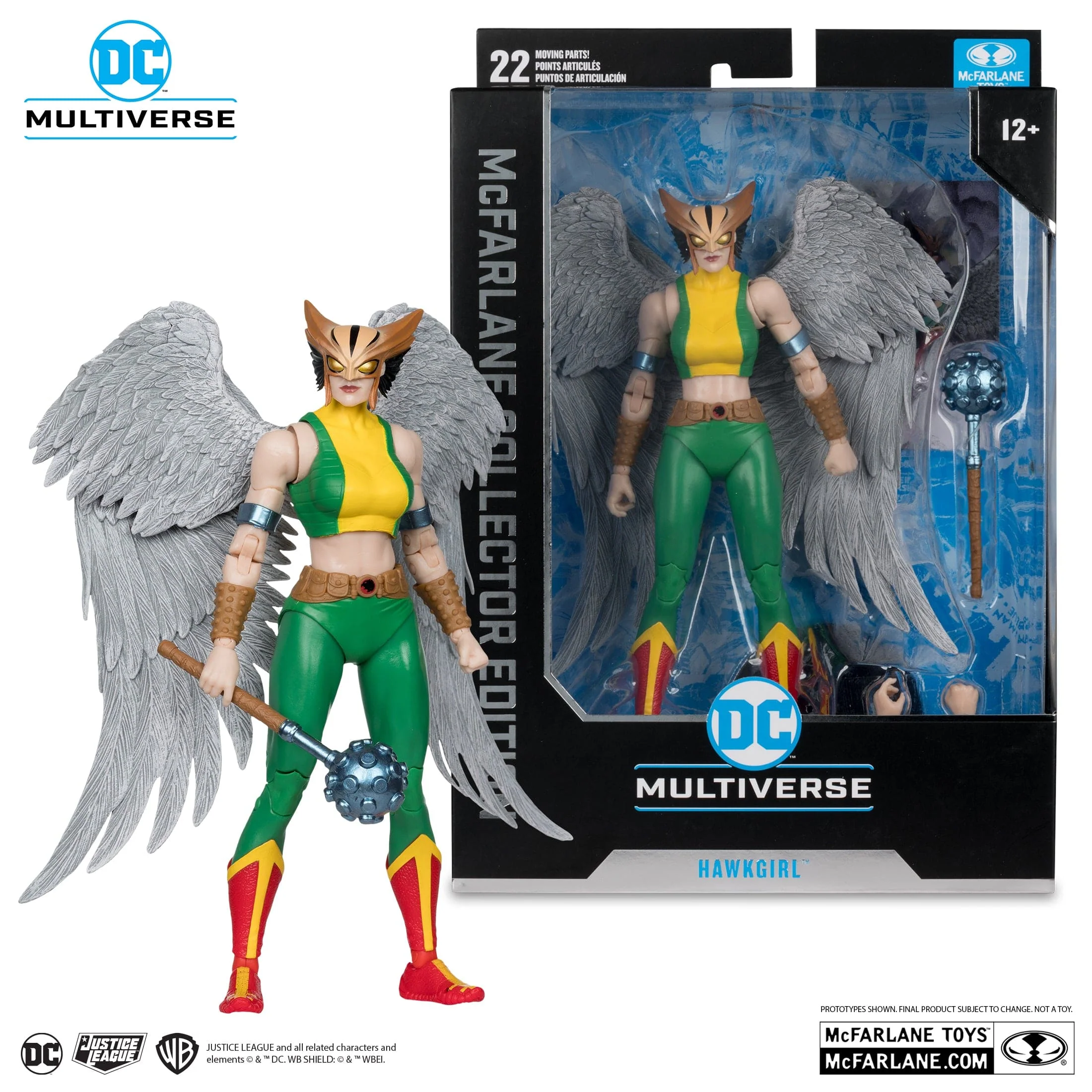 McFarlane Toys DC Multiverse Hawkgirl Figure Justice League Of America