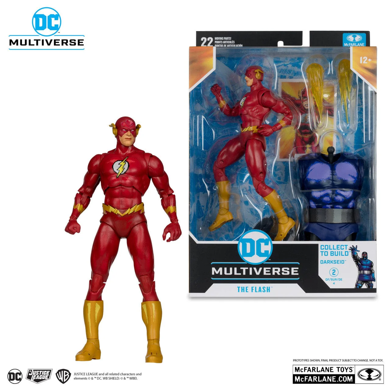 McFarlane Toys DC Multiverse Justice League Task Force 4 Pack Figures Superman Aquaman The Flash Batman - Image 2
