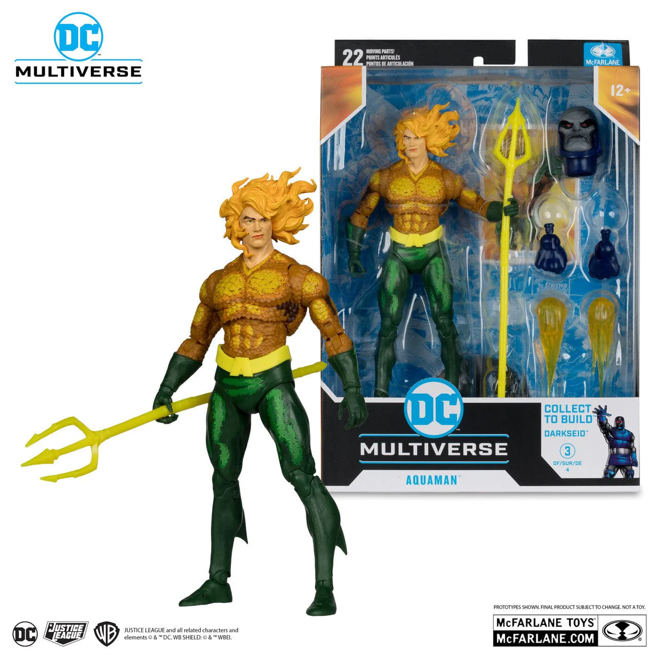 McFarlane Toys DC Multiverse Justice League Task Force 4 Pack Figures Superman Aquaman The Flash Batman - Image 4