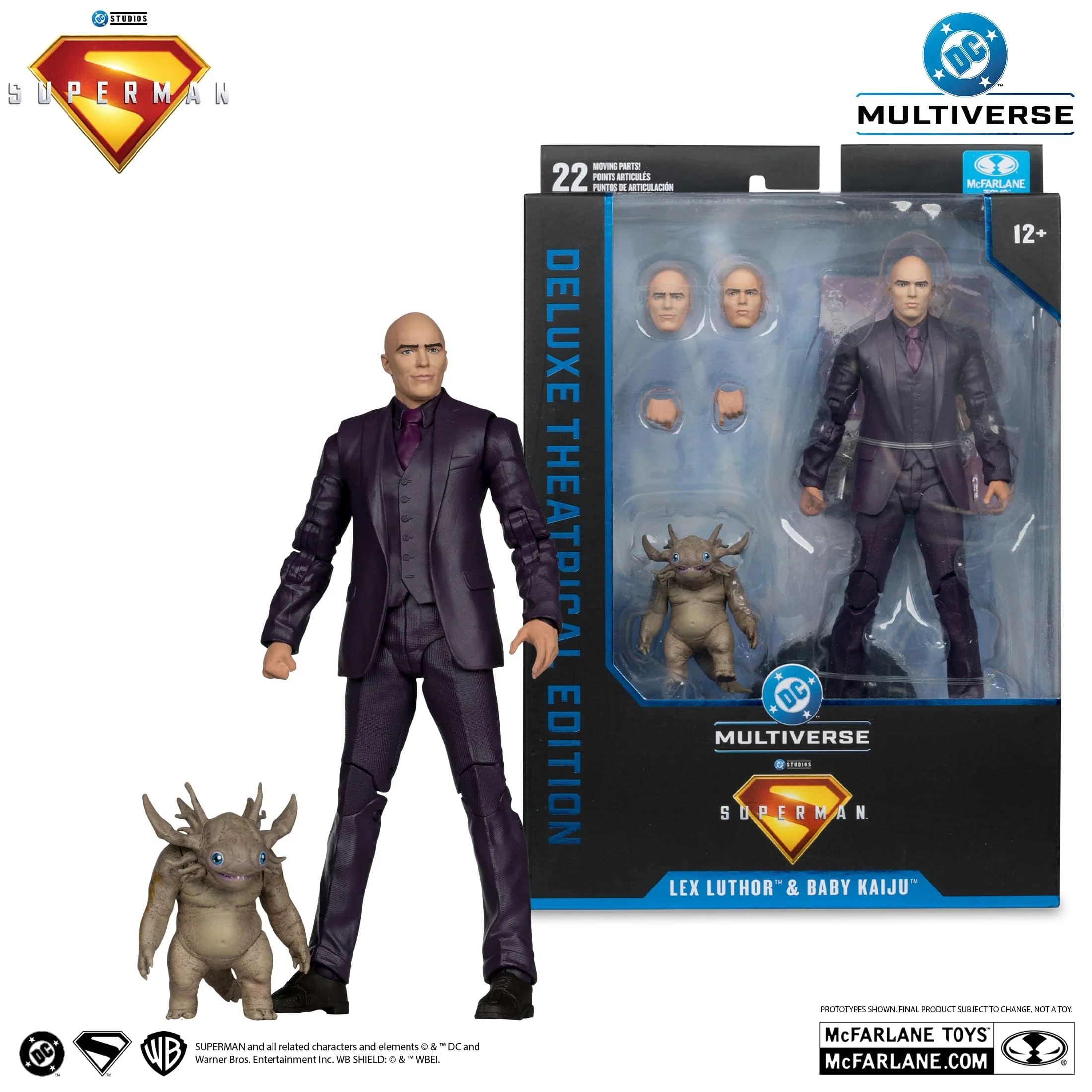 McFarlane Toys DC Multiverse Lex Luthor With Kaiju Deluxe Edition Figure Superman Movie